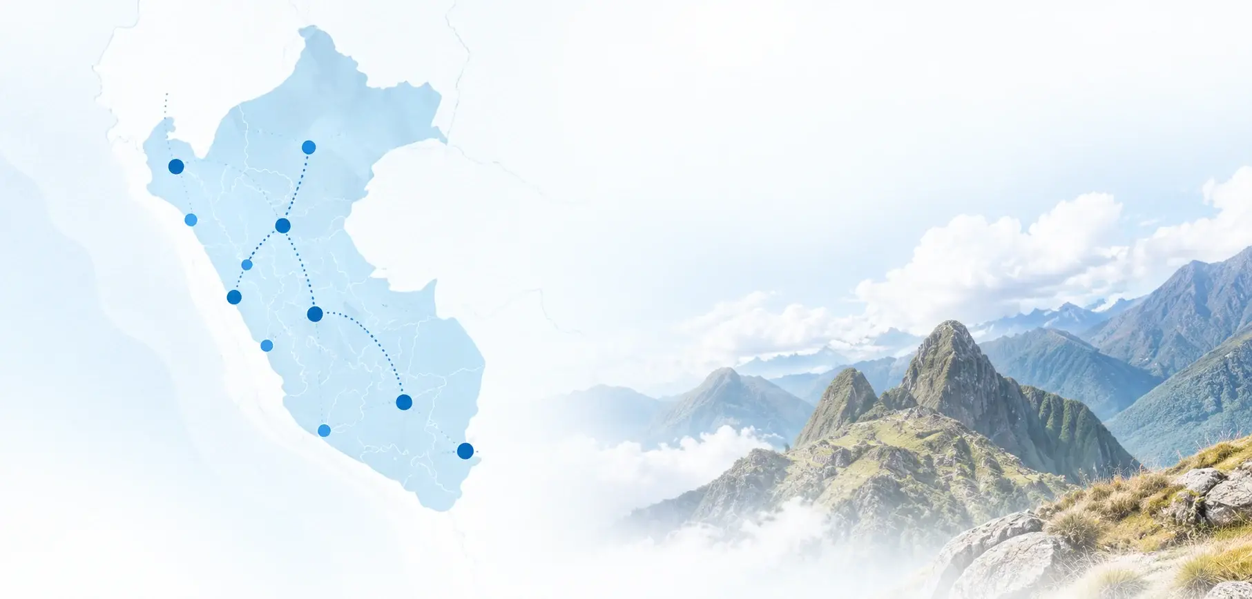Mapa ilustrado de cobertura comercial de ColdPower.